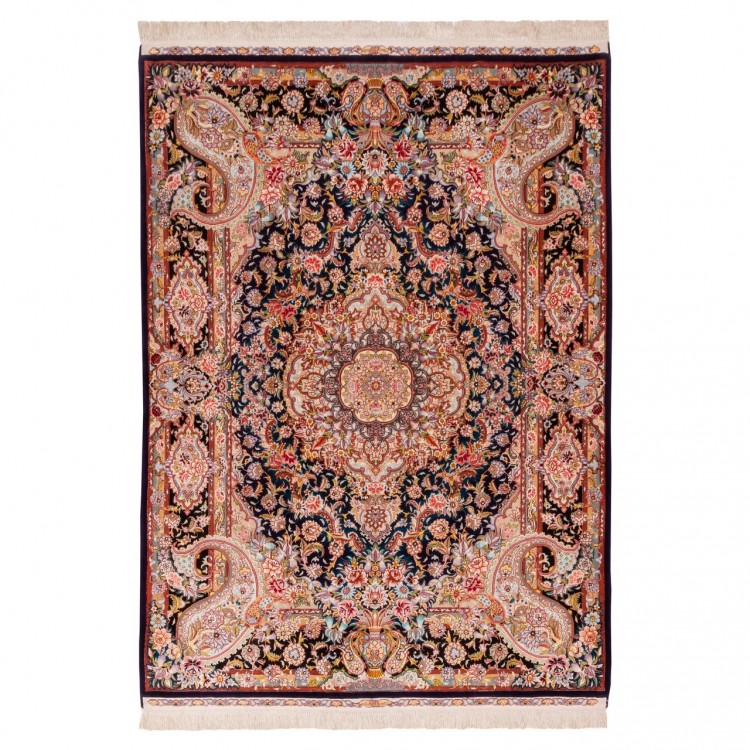 Tappeto persiano Tabriz annodato a mano codice 172075 - 148 × 201