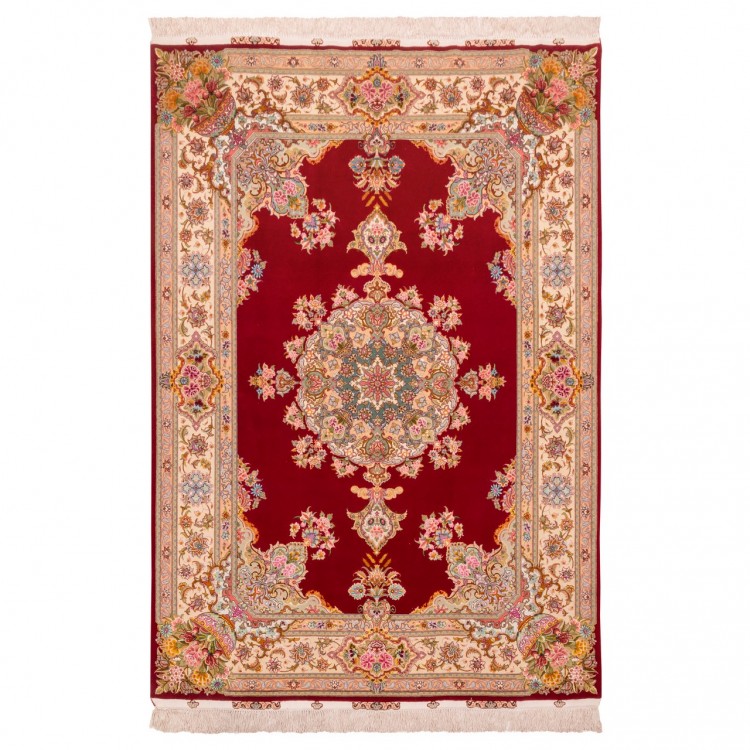 Tapis persan Tabriz fait main Réf ID 172077 - 148 × 216