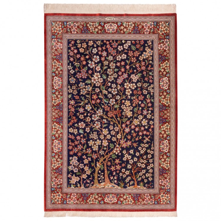 Tapis persan Qom fait main Réf ID 172081 - 103 × 153