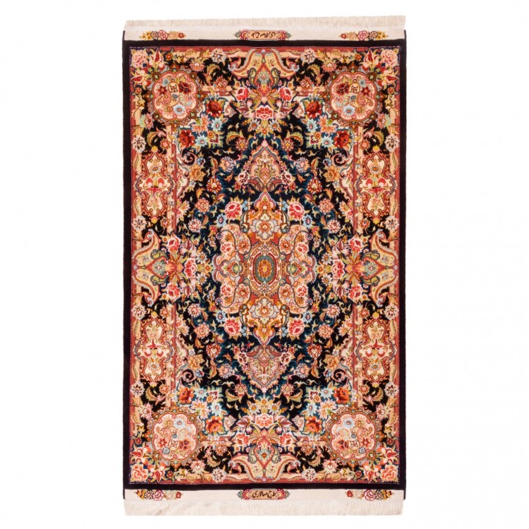 Tappeto persiano Tabriz annodato a mano codice 172086 - 100 × 155