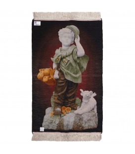 イランの手作り絵画絨毯 タブリーズ 番号 793092