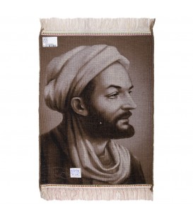イランの手作り絵画絨毯 タブリーズ 番号 793093