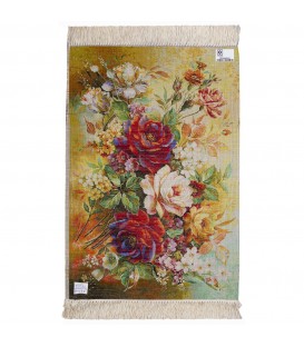 Tableau tapis persan Tabriz fait main Réf ID 793040