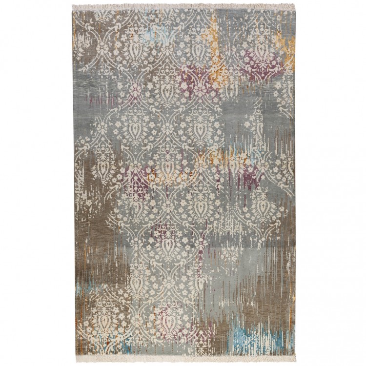 Tapis persan Tabriz fait main Réf ID 701121 - 162 × 251