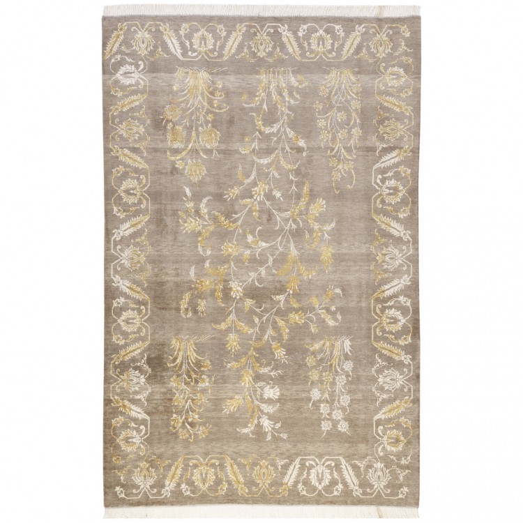 Tappeto persiano Tabriz annodato a mano codice 701152 - 176 × 273