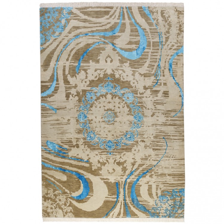 Tapis persan Tabriz fait main Réf ID 701130 - 179 × 267