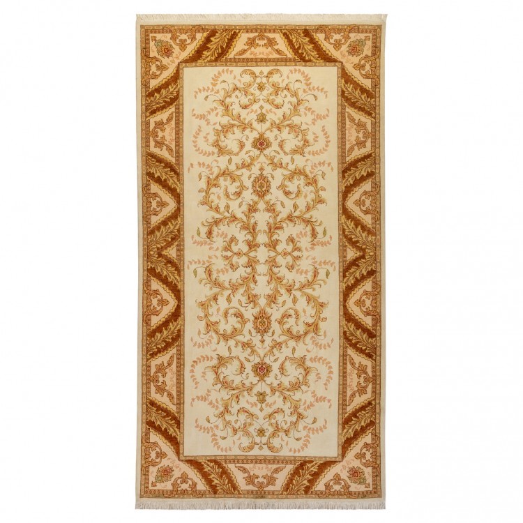 Tapis persan Tabriz fait main Réf ID 701226 - 162 × 311