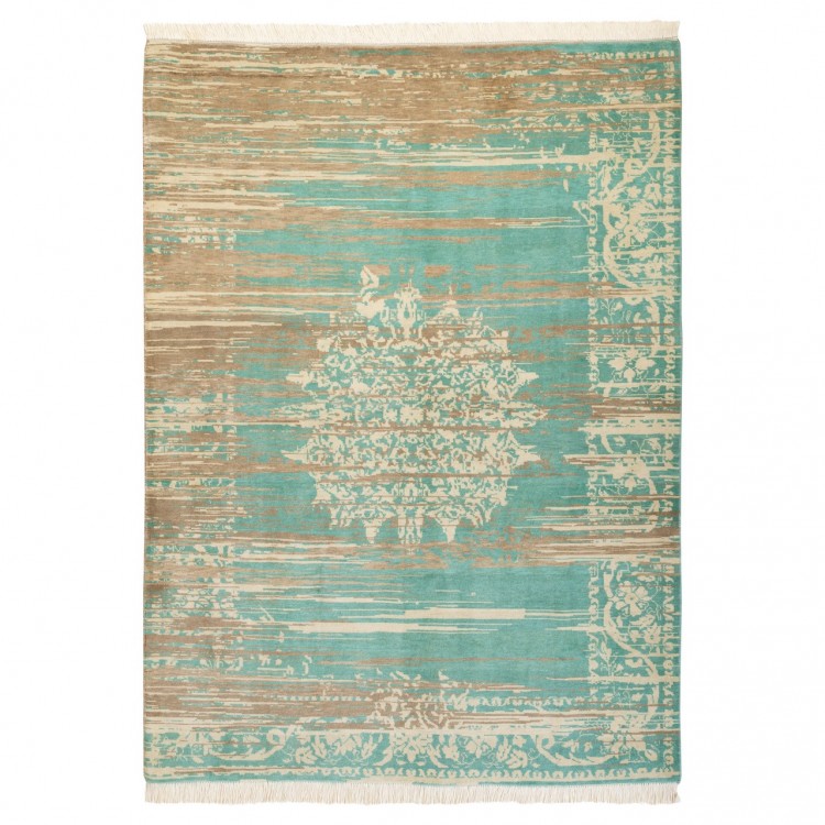 Tapis persan Tabriz fait main Réf ID 701238 - 152 × 210