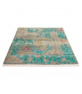 Tapis persan Tabriz fait main Réf ID 701254 - 152 × 171