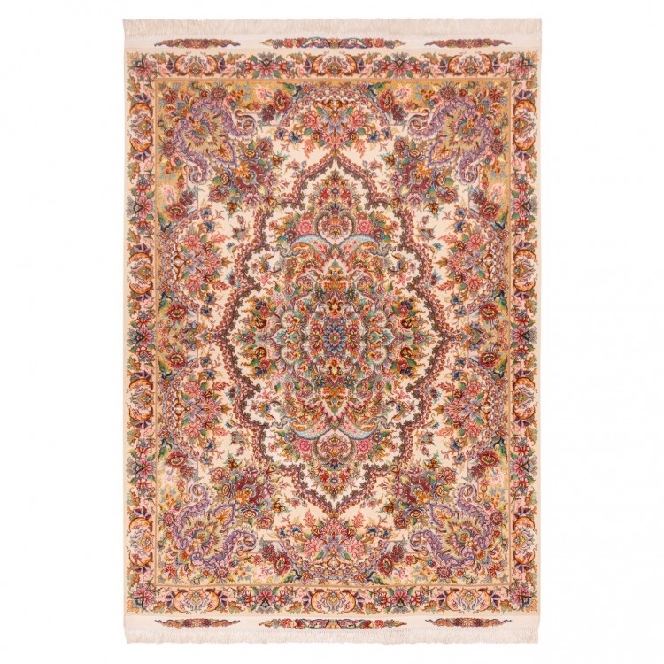 Tappeto persiano Tabriz annodato a mano codice 172078 - 148 × 204