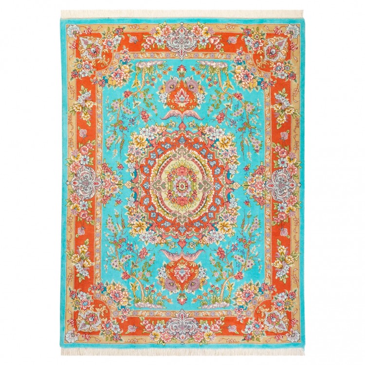 Tapis persan Tabriz fait main Réf ID 701272 - 146 × 200