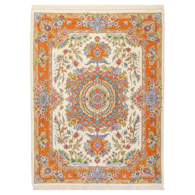 Tapis persan Tabriz fait main Réf ID 701276 - 146 × 208