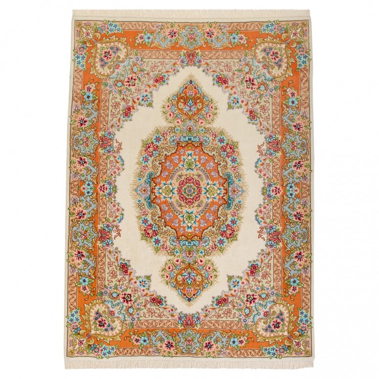 Tapis persan Tabriz fait main Réf ID 701281 - 151 × 201