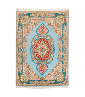 Tappeto persiano Tabriz annodato a mano codice 701283 - 147 × 197