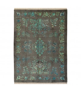 Tapis persan Tabriz fait main Réf ID 701240 - 161 × 224