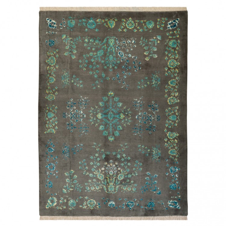 Tapis persan Tabriz fait main Réf ID 701240 - 161 × 224