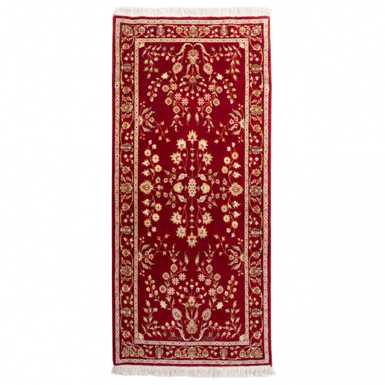 Tappeto persiano Tabriz annodato a mano codice 701312 - 73 × 167