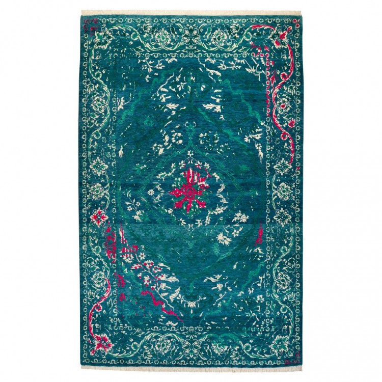 Tapis persan Tabriz fait main Réf ID 701183 - 199 × 312