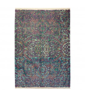 Tappeto persiano Tabriz annodato a mano codice 701205 - 202 × 281