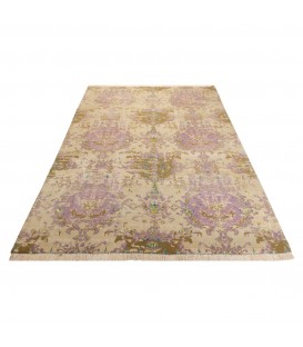 Tappeto persiano Tabriz annodato a mano codice 701209 - 207 × 291