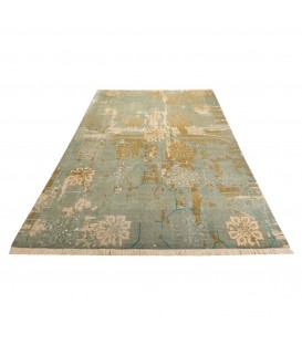 Tappeto persiano Tabriz annodato a mano codice 701210 - 197 × 297