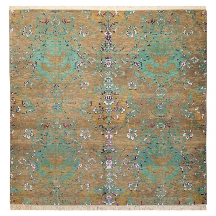 Tapis persan Tabriz fait main Réf ID 701214 - 0 × 0