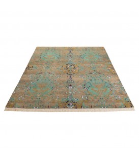 Tappeto persiano Tabriz annodato a mano codice 701214 - 0 × 0