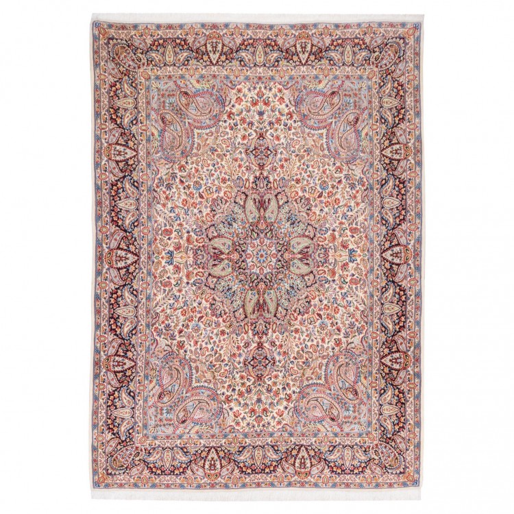 Tapis persan Kerman fait main Réf ID 183001 - 218 × 291