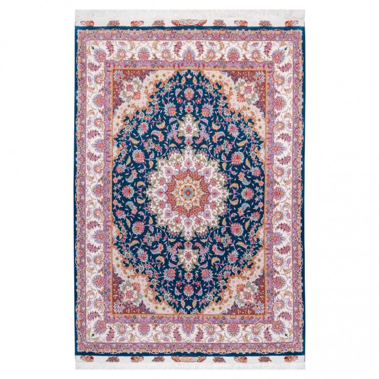 Tappeto persiano Tabriz annodato a mano codice 183020 - 150 × 214