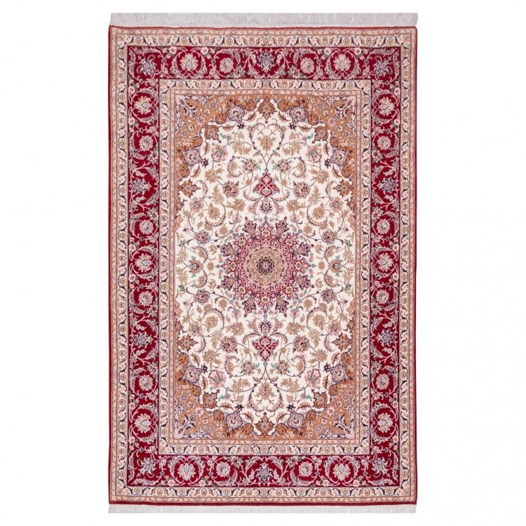 Tapis persan Ispahan fait main Réf ID 183027 - 160 × 242