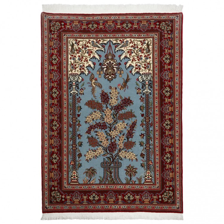 Tapis persan Qom fait main Réf ID 183076 - 108 × 154