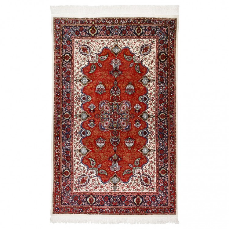 Tappeto persiano Qom annodato a mano codice 183086 - 98 × 156