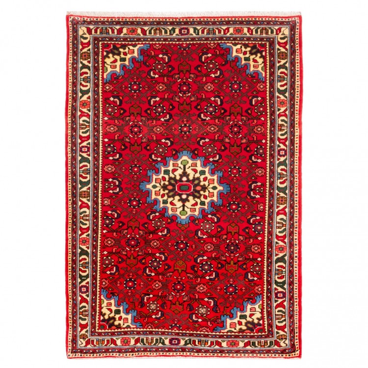 Tapis persan Hoseynabad fait main Réf ID 185106 - 115 × 153