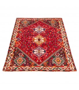 Tapis persan Shiraz fait main Réf ID 185104 - 112 × 155