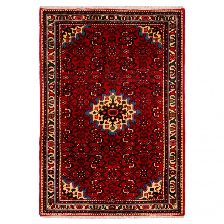 Tapis persan Hamedan fait main Réf ID 185138 - 117 × 152