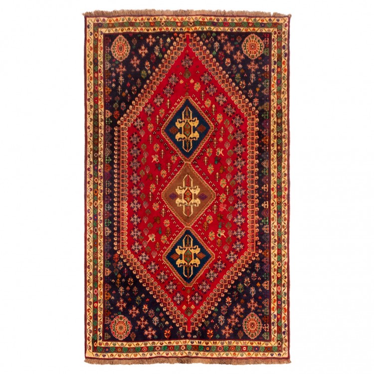 Tapis persan Qashqai fait main Réf ID 185190 - 180 × 272