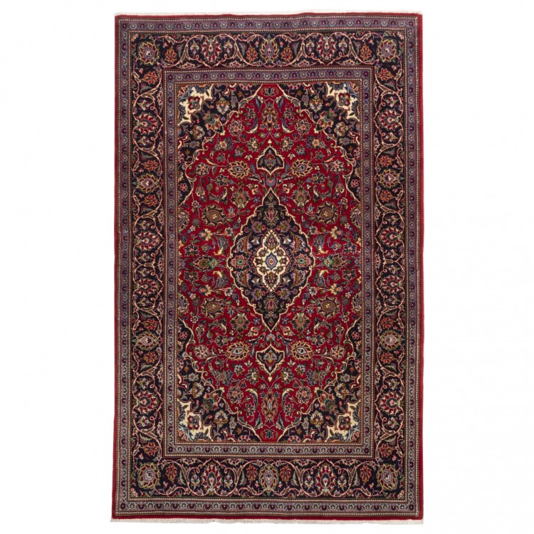 Tappeto persiano Kashan annodato a mano codice 185098 - 112 × 182