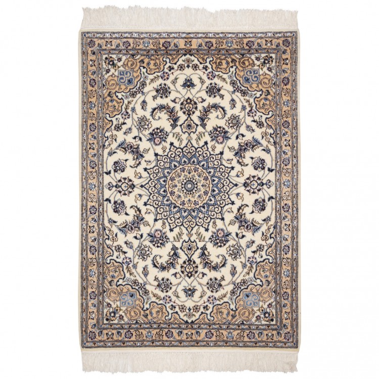 Tapis persan Nain fait main Réf ID 163202 - 90 × 130