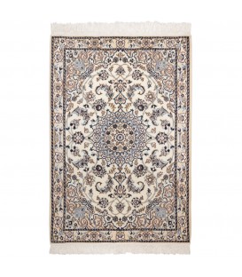 Tapis persan Nain fait main Réf ID 163221 - 90 × 131