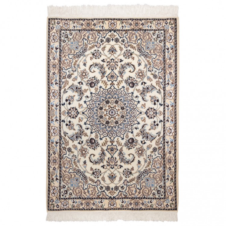 Tapis persan Nain fait main Réf ID 163221 - 90 × 131