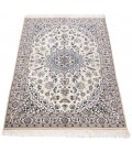 Tappeto persiano Nain annodato a mano codice 163229 - 118 × 181
