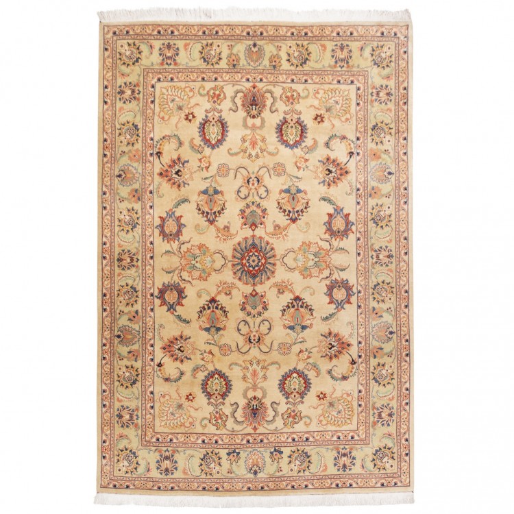 Tapis persan Tabriz fait main Réf ID 102356 - 200 × 305