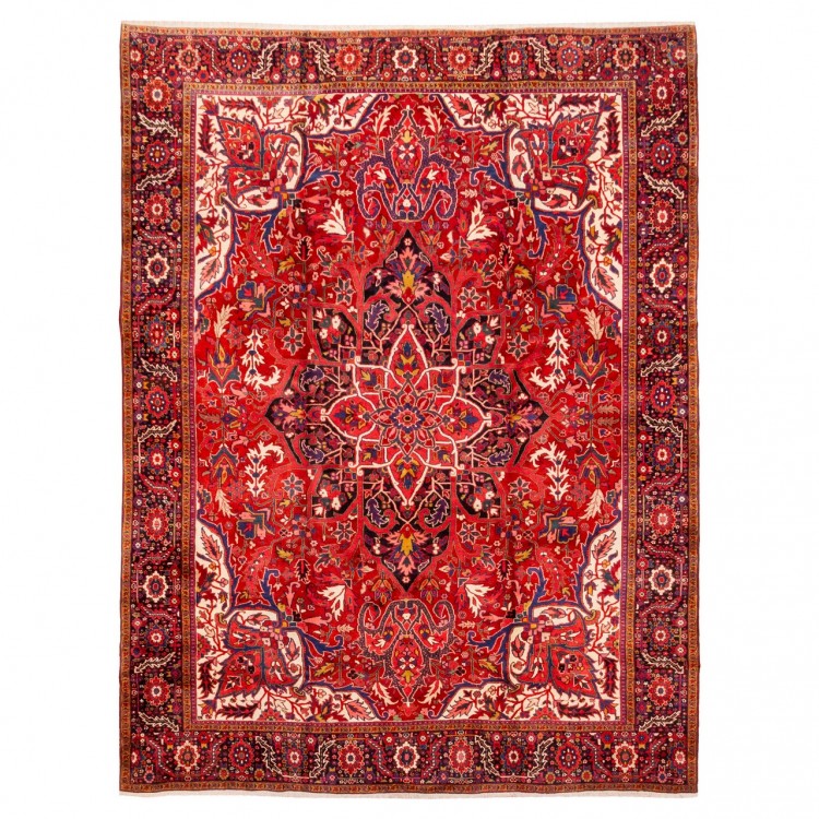 Tapis persan Heriz fait main Réf ID 102405 - 352 × 466