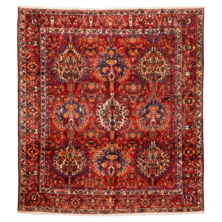 Tapis persan Bakhtiari fait main Réf ID 102409 - 366 × 397