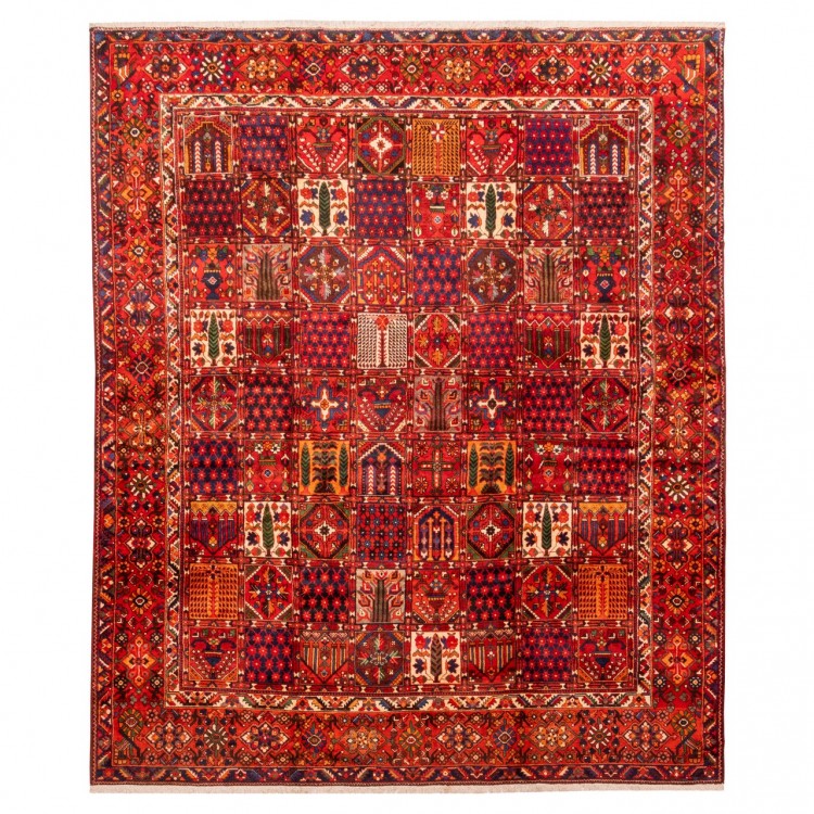 Tapis persan Bakhtiari fait main Réf ID 102411 - 324 × 393