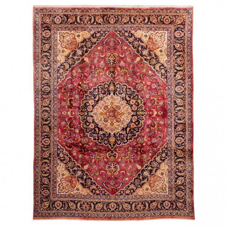 Tapis persan Mashhad fait main Réf ID 102418 - 296 × 388