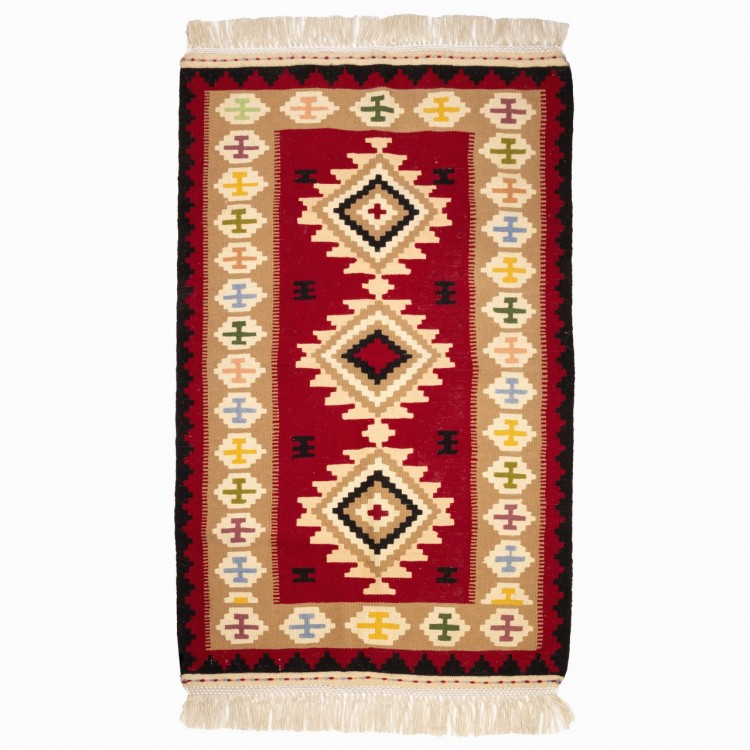 El Dokuma Kilim Fars 172058 - 92 × 148