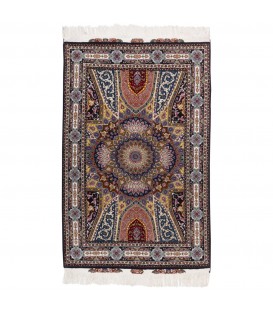 Tappeto persiano Tabriz annodato a mano codice 186005 - 101 × 154