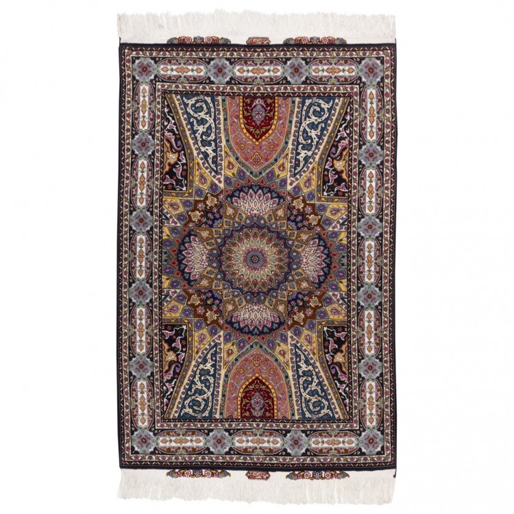 Tappeto persiano Tabriz annodato a mano codice 186005 - 101 × 154