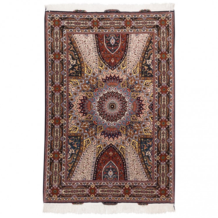 Tapis persan Tabriz fait main Réf ID 186008 - 104 × 153